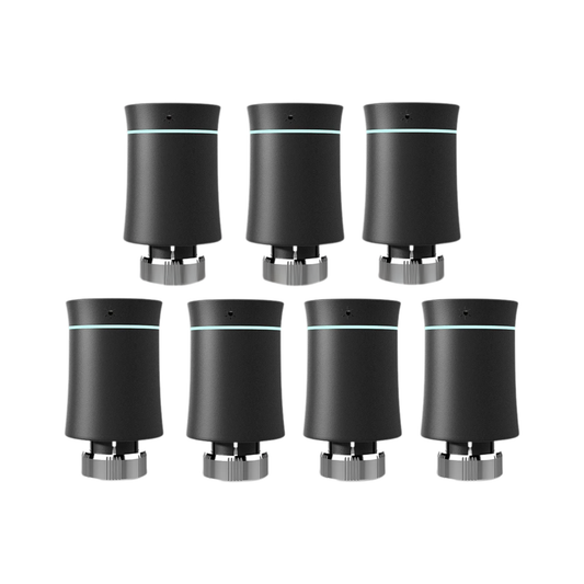 7 Piece Smart ZigBee Radiator Valve Set with App Control