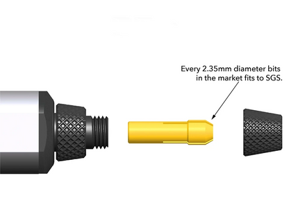 Cordless Rotary Engraving Pen with 42 Bits Ultra Black