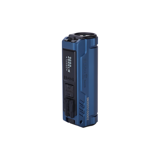 High Power 3600LM Flashlight Dual Beam Rechargeable Blue