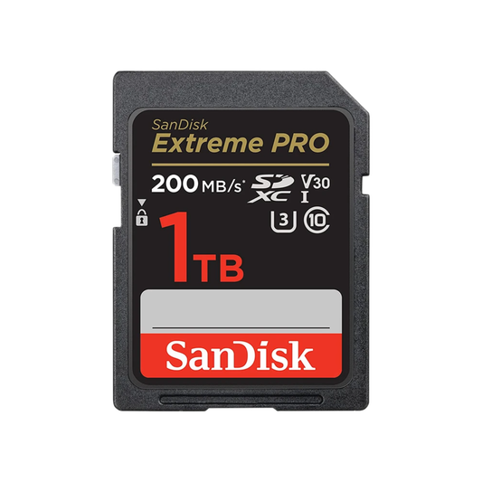 High-Speed 1TB SD Card UHS-II V90 4K/8K Recording