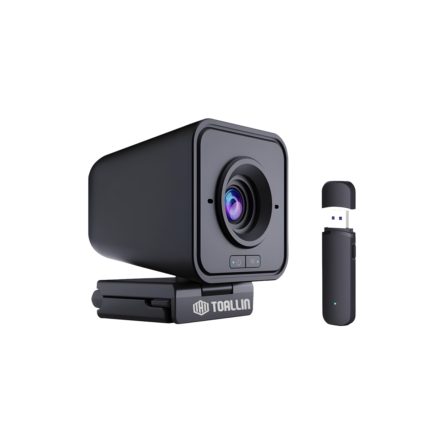Wireless 1080P Webcam with Microphone for Streaming