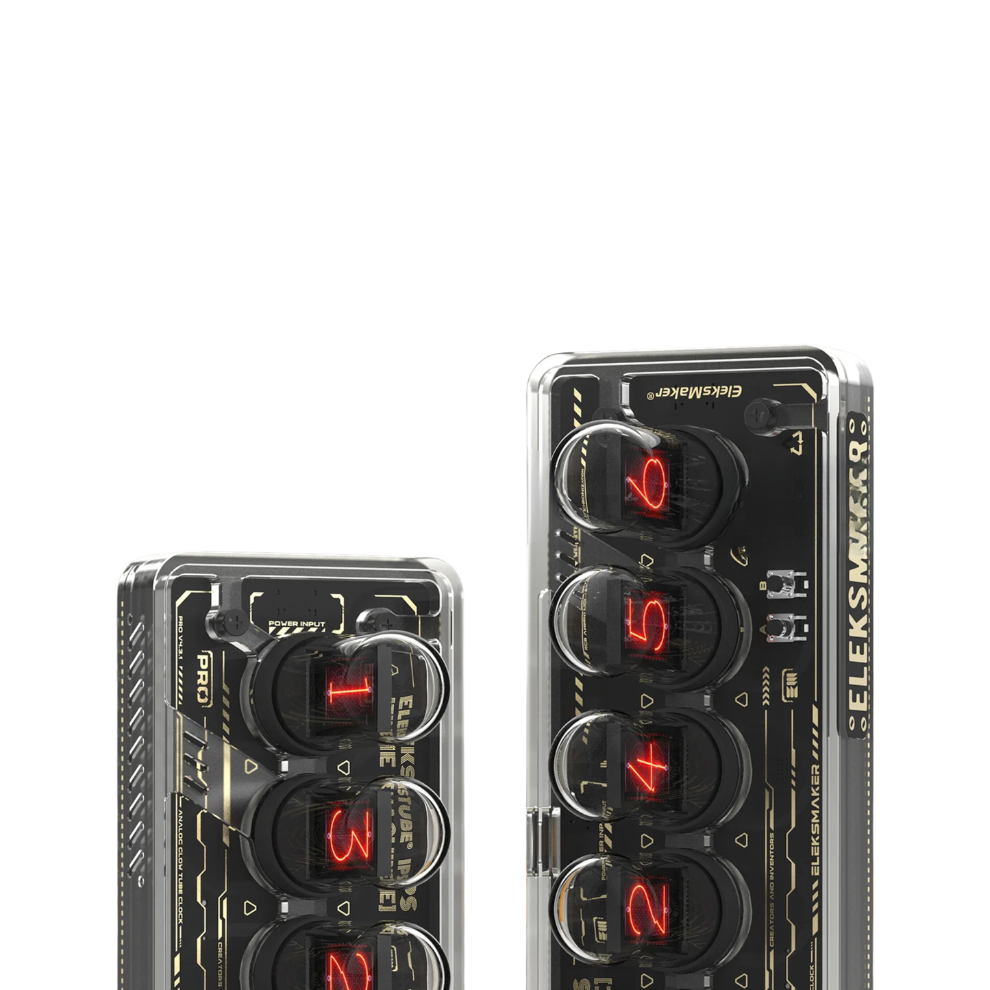 Retro IPS Nixie Tube Clock 6-Bit LED Display