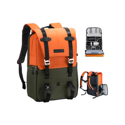 Large Capacity 20L Camera Backpack for Travel and Hiking