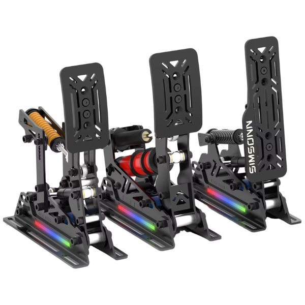 Sim Racing Pedals with Pressure Sensor & Vibration