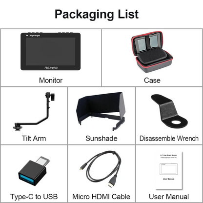 F5 PROX 5.5″ Field Monitor with Protective Case