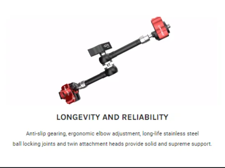 Metal Articulating Arm Clamp Holder DSLR Rig Mount