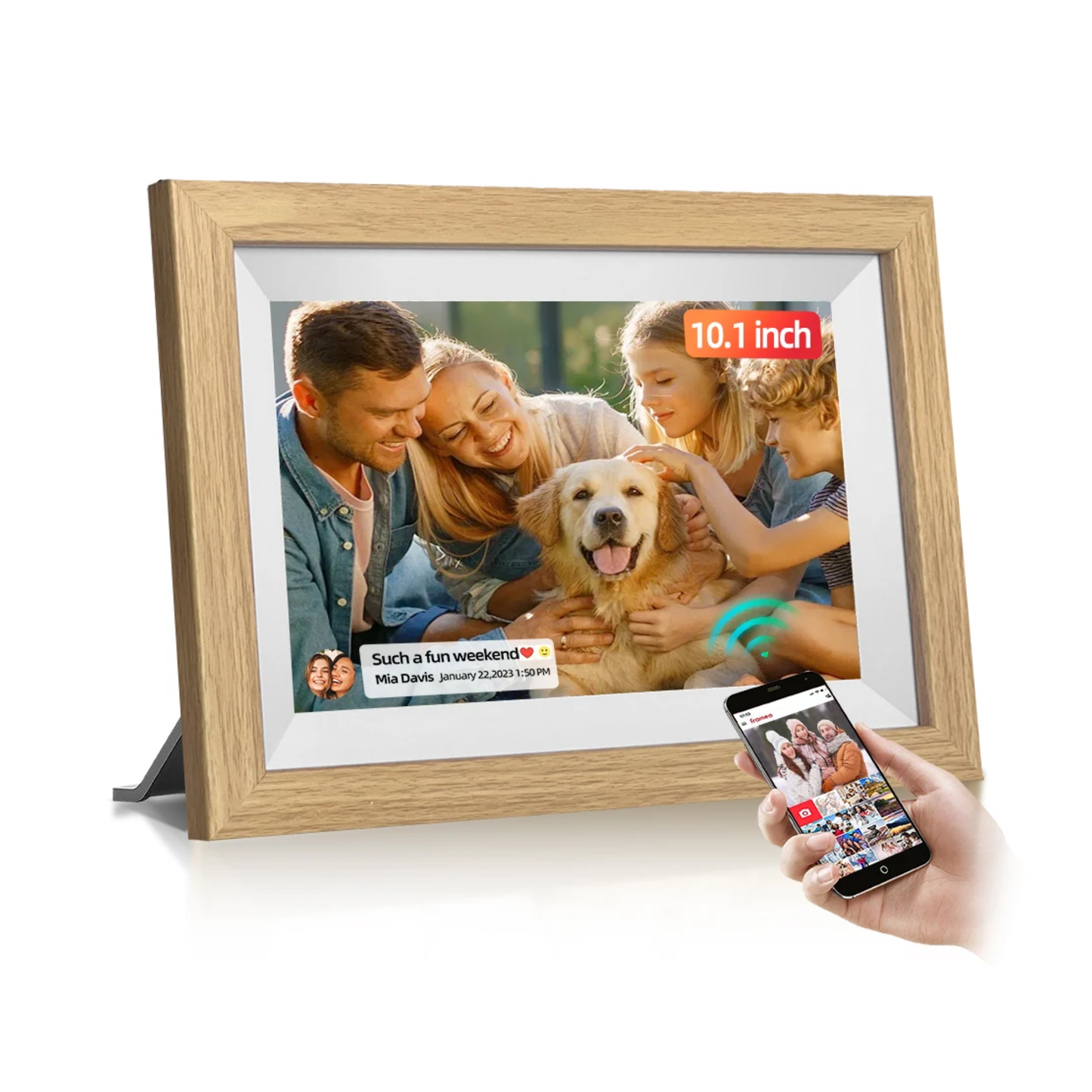 10.1 Inch WiFi Digital Photo Frame 32GB HD Display