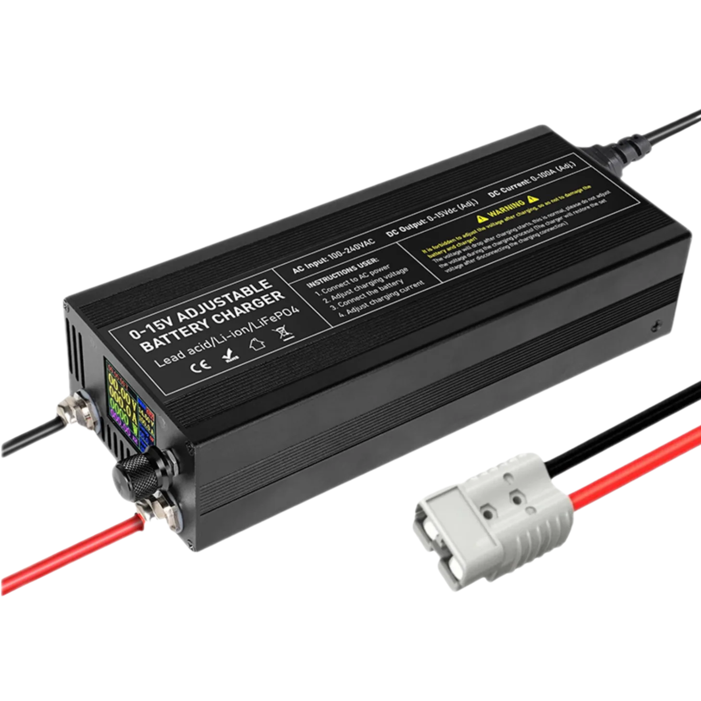 12V 60A LiFePO4 Solar Charger for Outdoors