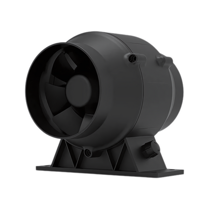 220V Black Exhaust Duct Fan 4 Inch with Adjustable Speed