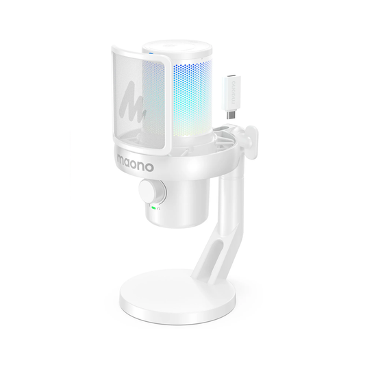 Compact USB Mic with Noise Reduction and Clear Sound