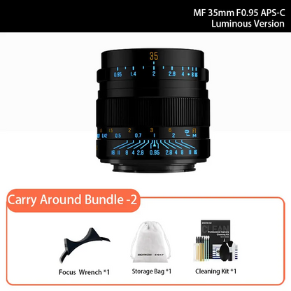 35mm F0.95 APS-C Manual Focus Lens Fuji XF