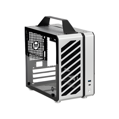 Compact Gaming ITX Case Silver Air Type C Version