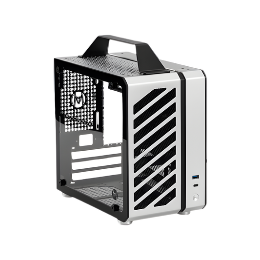 Compact Gaming ITX Case Silver Air Type C Version