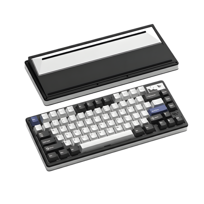 Wireless Mechanical Keyboard 75 Percent RGB Hot Swap Black