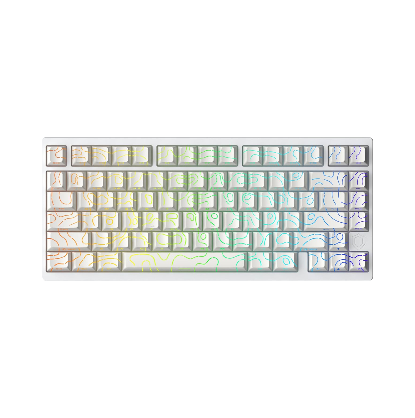 RGB Mechanical Keyboard Quick Dismantle Custom White