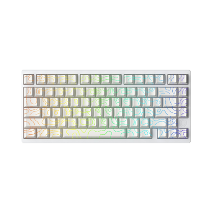 RGB Mechanical Keyboard Quick Dismantle Custom White