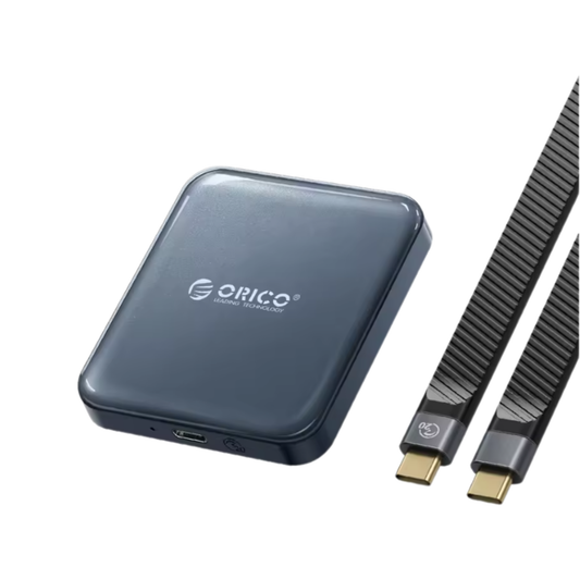 Blue 2TB Portable Magnetic SSD USB3.2 for iPhone 15 Pro