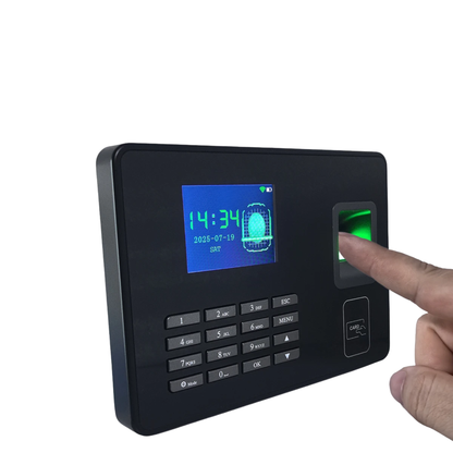 Wireless Fingerprint Time Clock System with RFID Card Login
