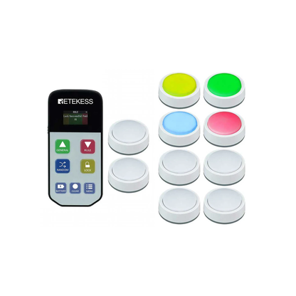 1 Host 10pcs Wireless Game Show Buzzer System