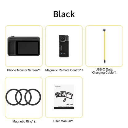 Wireless Selfie Monitor 4K/60fps with Remote for Smartphone Vlogging
