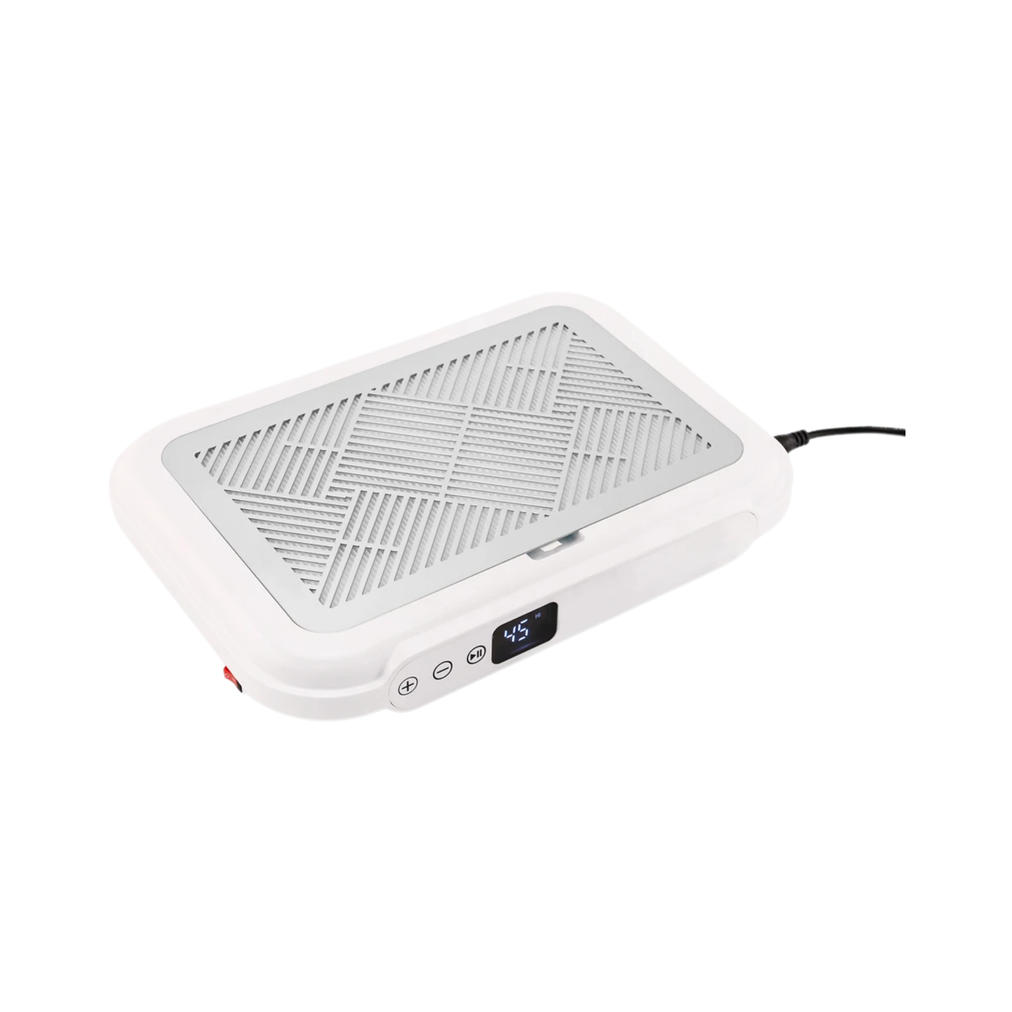 White Adjustable Speed 170W Nail Dust Vacuum with Reusable Filter