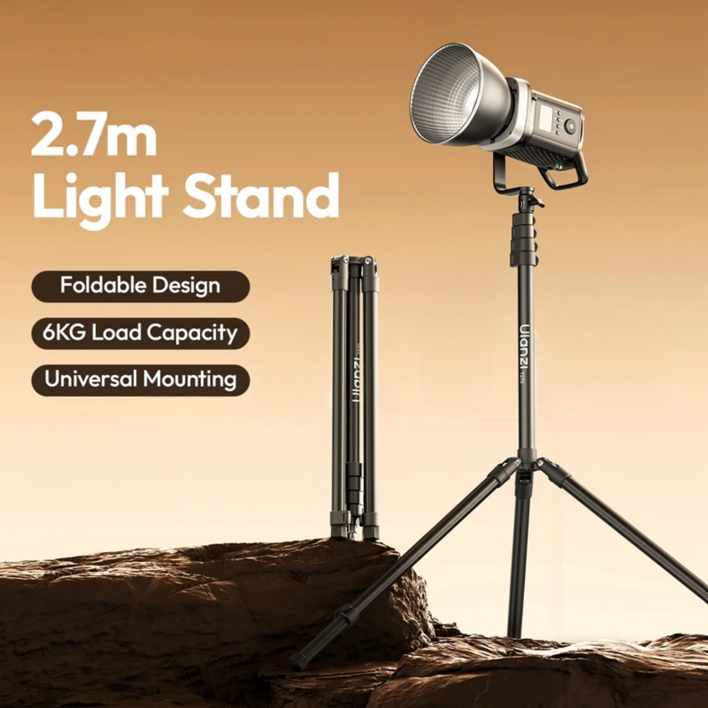 40W Pro LED Light Kit with Softbox and Stand