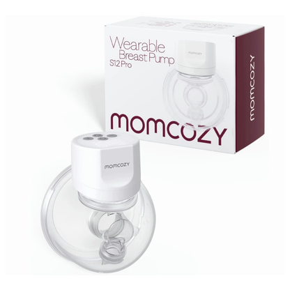 White Wireless Breast Pump with 9 Levels Single Pack