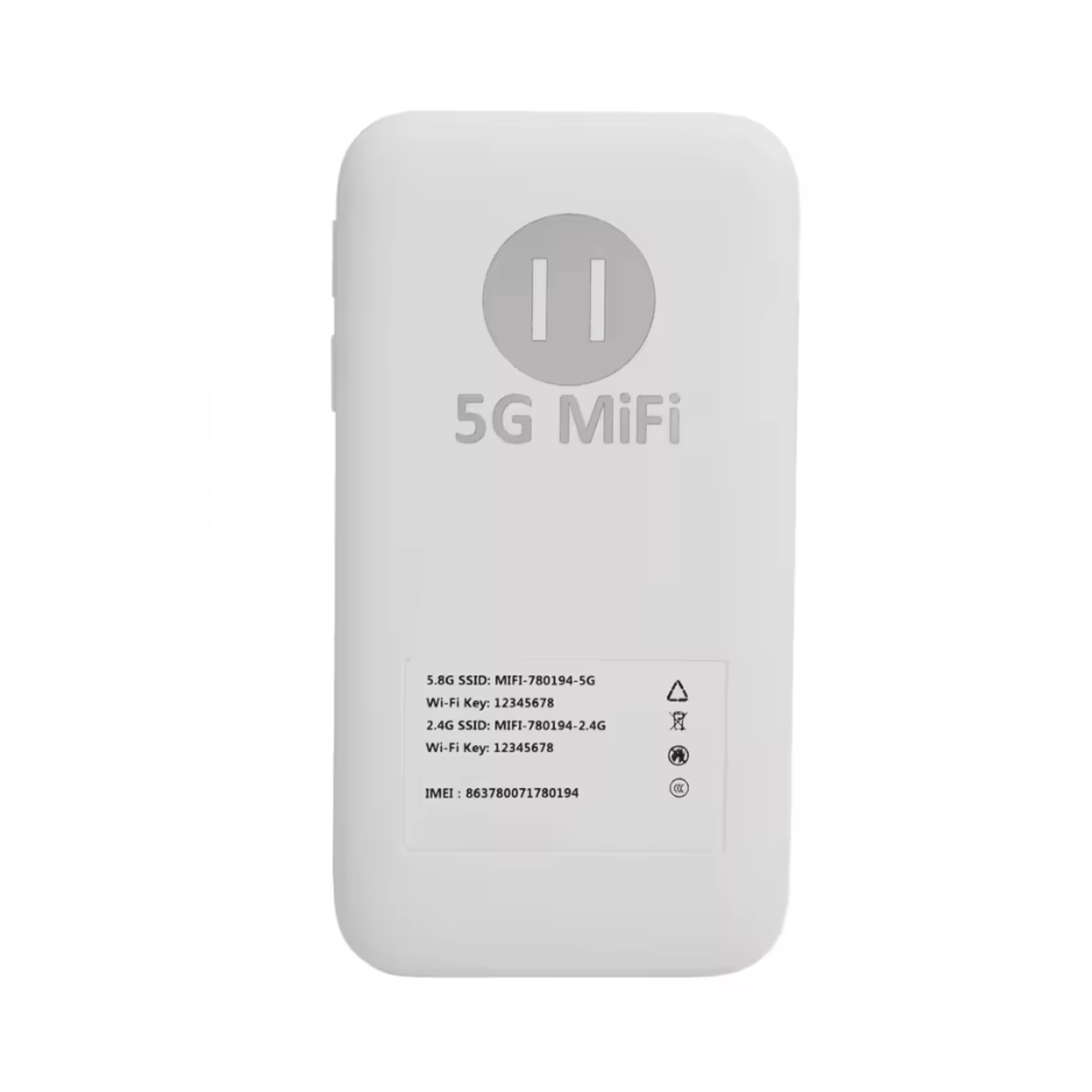 5G Portable WiFi 6 Router 6100mAh for Seamless Connectivity