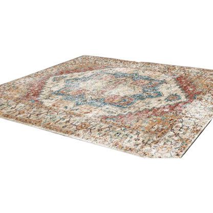 Thick Warm Flannel Rug Non Slip Colourful Bohemian Bedroom Floor