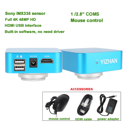 4K Updated HD Digital Microscope Camera HDMI USB
