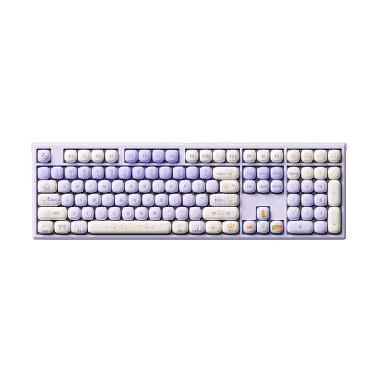 108-Key Wireless Mechanical Keyboard Cute Bunny Design