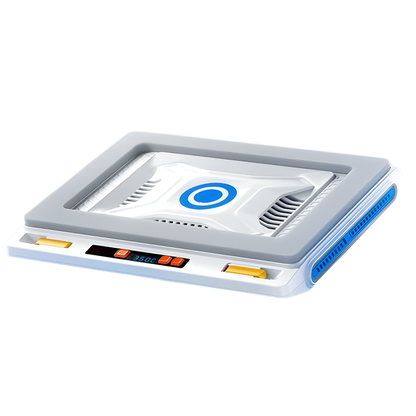 RGB Laptop Cooling Stand White with Turbo Fan USB Hub