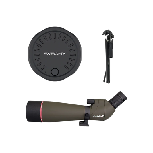Portable WiFi Digiscoping Camera for Spotting Scopes and Binoculars