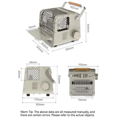 Compact Outdoor Camping Stove with Heating Function