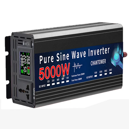 5000W Pure Sine Wave Power Inverter 12V to 220V