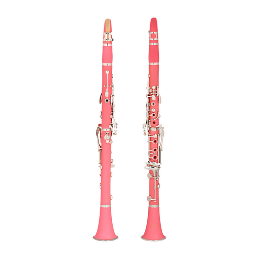 Pink Clarinet with 17 Keys and Accessories