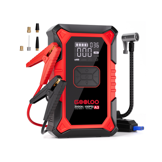 Portable 12V 4000A Car Battery Jump Starter