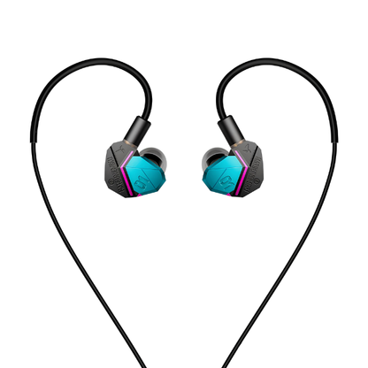 HiFi Wired Earphones 10mm Dynamic Driver Detachable Cable