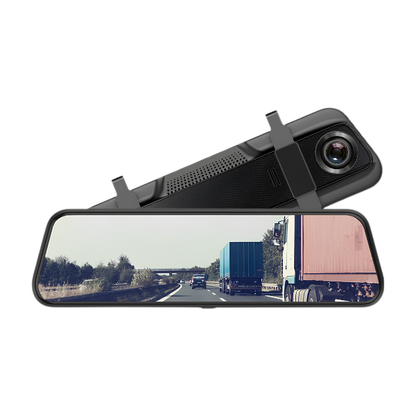 10 Inch 4K Mirror Dash Cam with Android Auto GPS