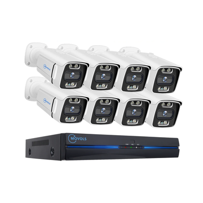 8 Camera 8MP Security System PoE NVR 1TB