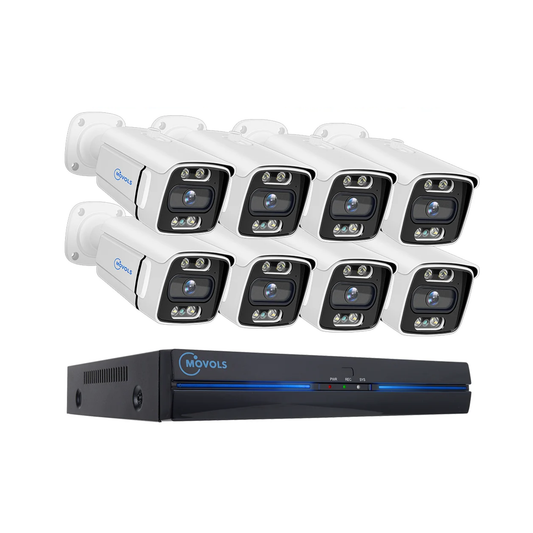 8 Camera 8MP Security System PoE NVR 1TB
