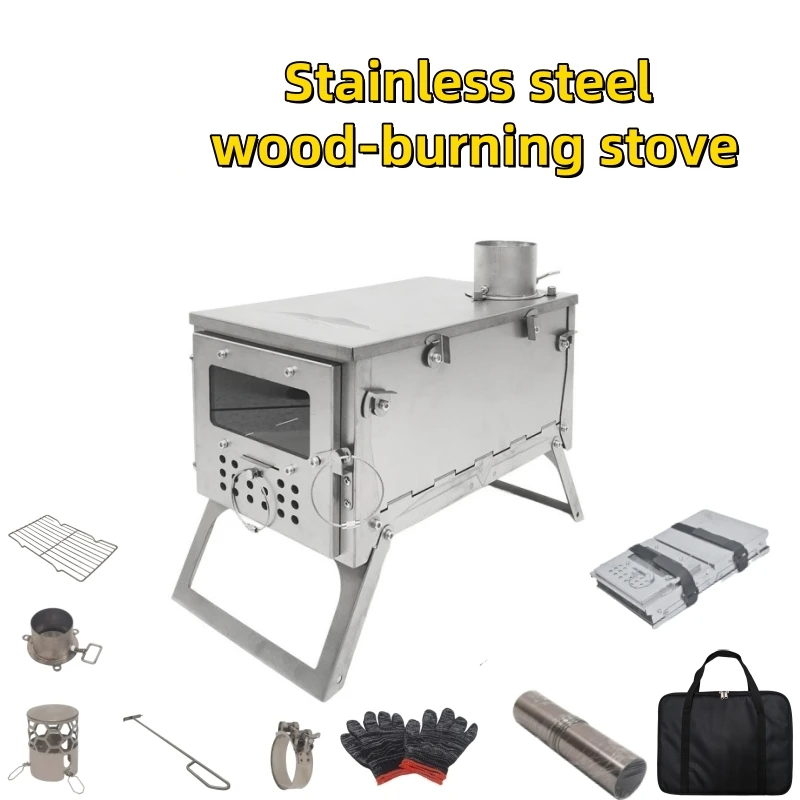 2m Portable Stainless Steel Chimney for Wood Stove