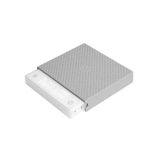 Precision Coffee Scale with Timer 0.1g Rechargeable White