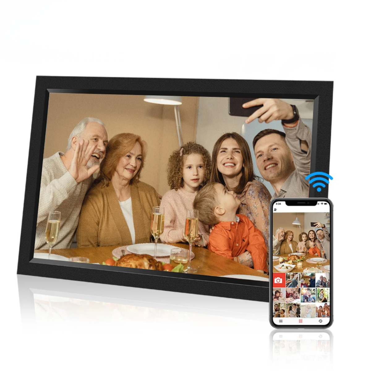 15.6" Smart Touchscreen Photo Frame 32GB WiFi