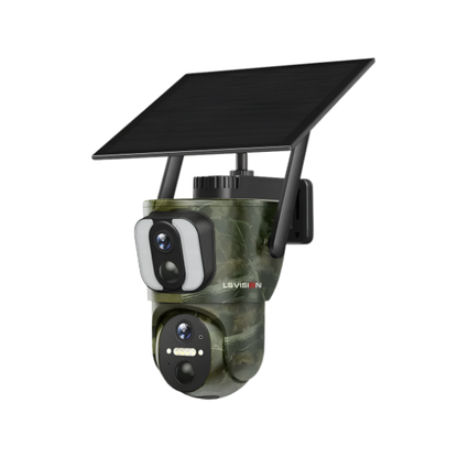4K Dual Screen Solar Trail Camera with PIR Detection