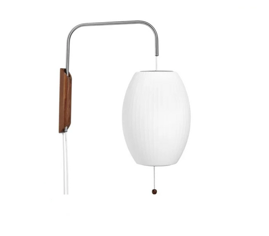 Minimalist Silk Wall Lamp with Soft LED Glow