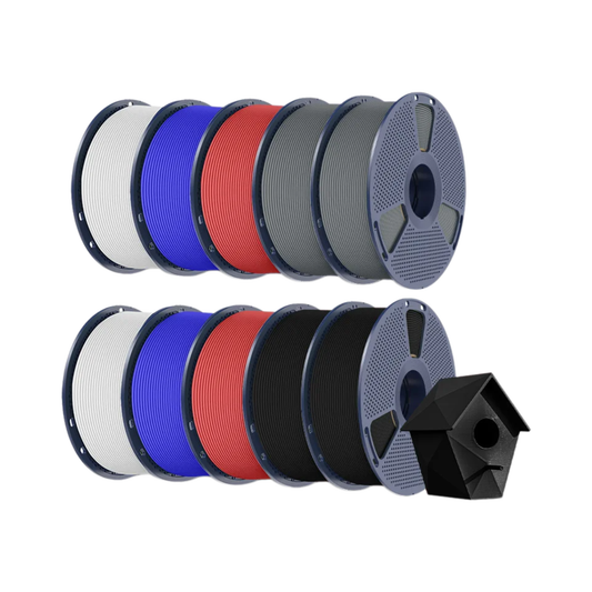 1.75mm Matte PLA 3D Printing Filament 10KG Multi-Color Pack