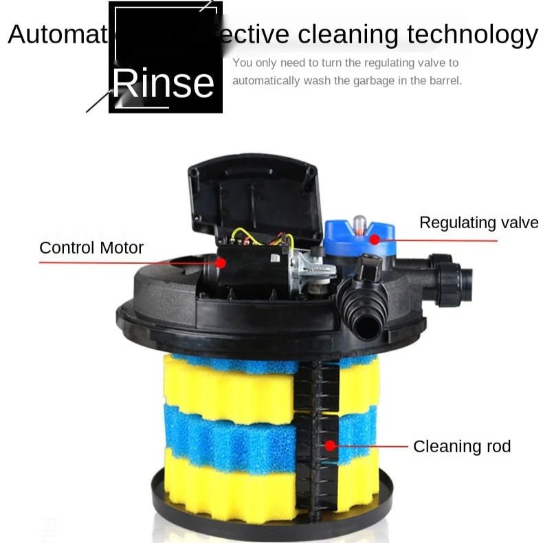 Outdoor Fish Pond Filter Kit 1500L with Built-in UV