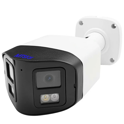 4MP Dual-Lens Security Camera with 180° Panoramic View