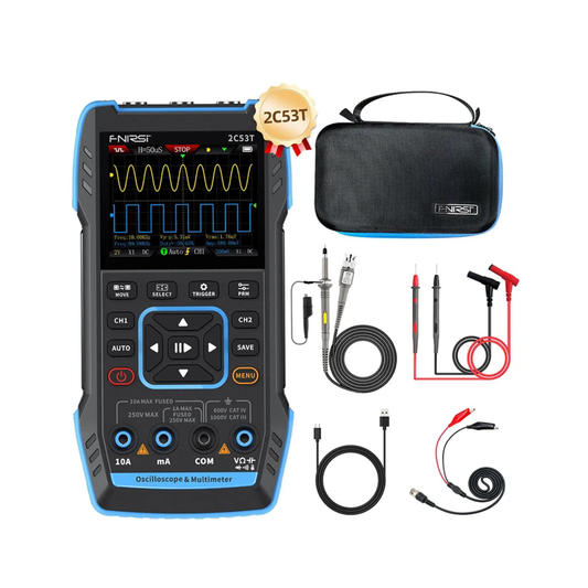 Portable 3-in-1 Oscilloscope Multimeter Signal Generator 50MHz